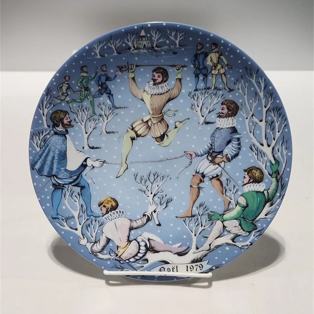 Vintage Haviland Christmas Plate 1979